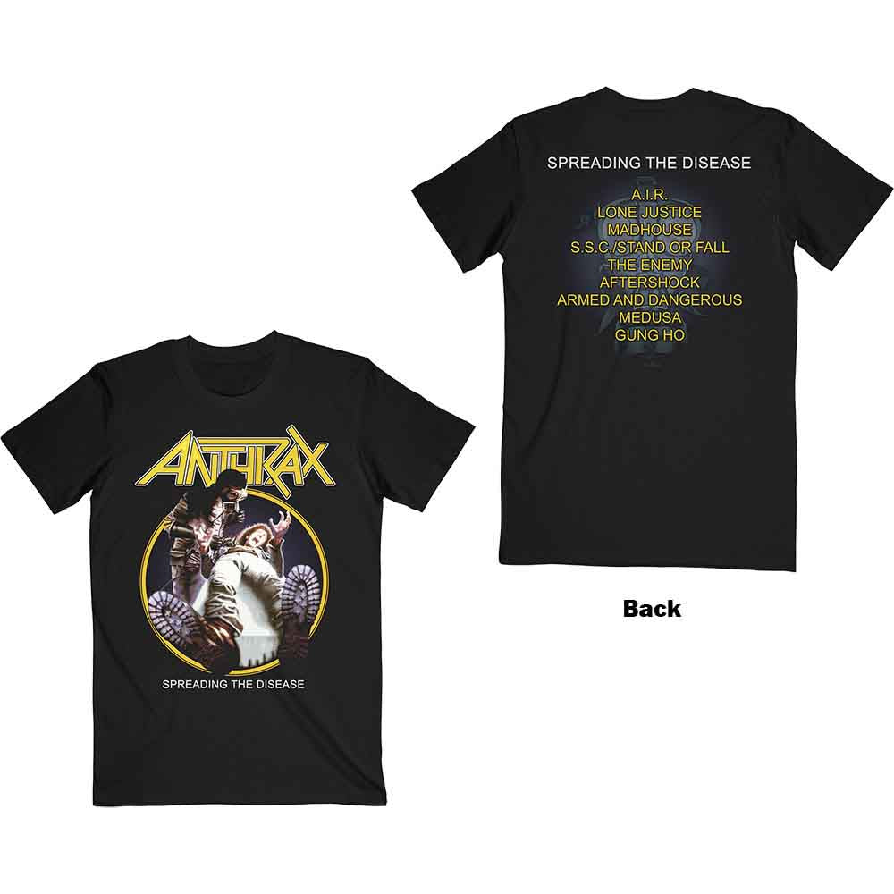 Anthrax Spreading The Disease Track list