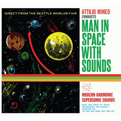 Attilio Mineo Man In Space With Sounds (GREEN & YELLOW SWIRL VINYL)