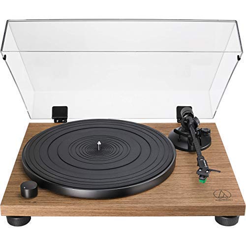 Audio-Technica AT-LPW40WN - Fully Manual Belt-Drive Turntable, Walnut