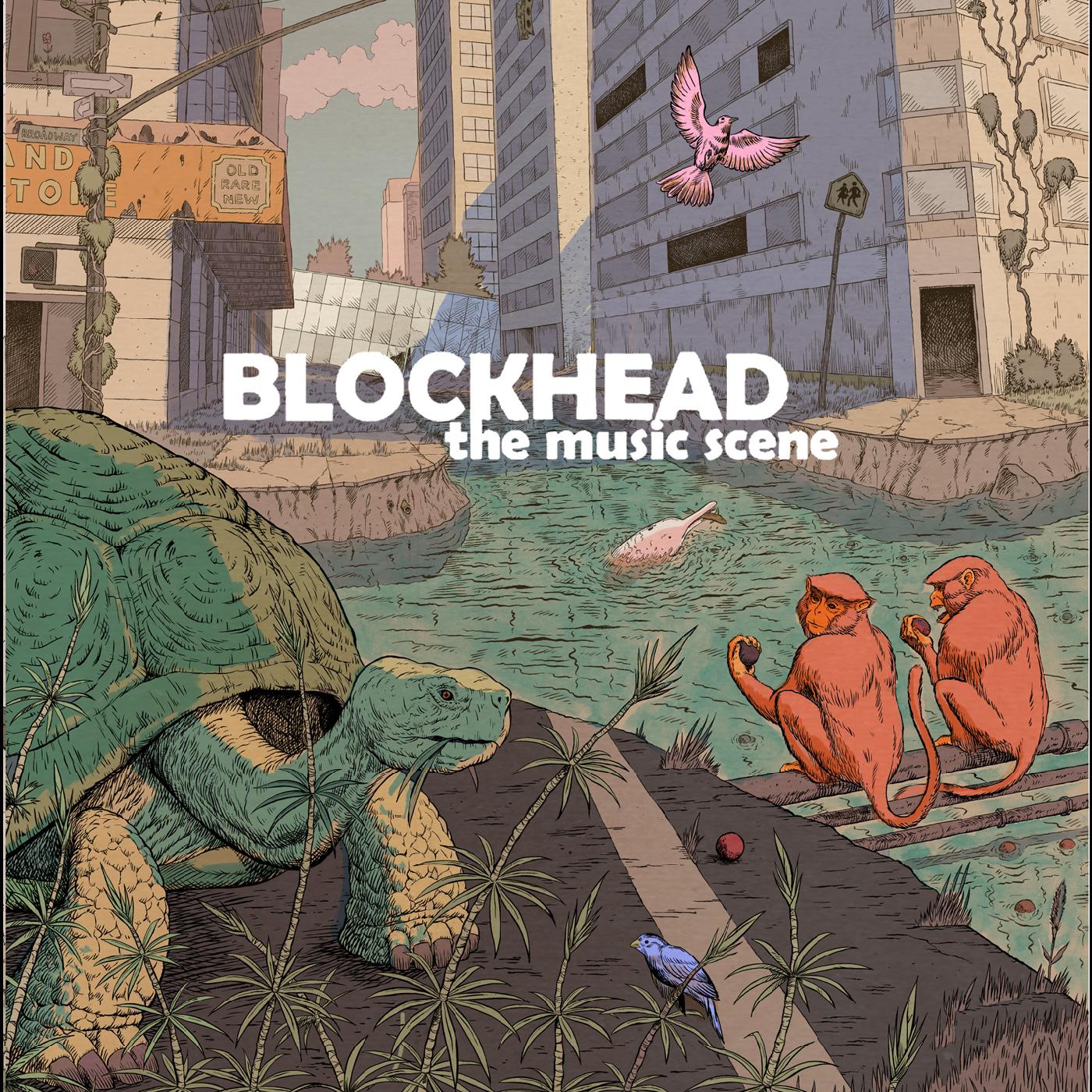 Blockhead The Music Scene (OPAQUE TEAL VINYL)