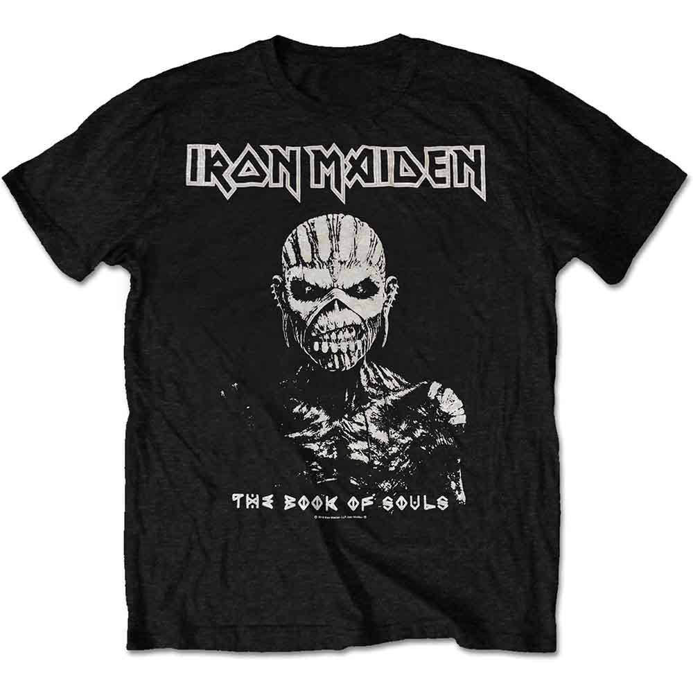 Iron Maiden The Book of Souls White Contrast