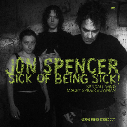 Jon Spencer Sick of Being Sick! (CLEAR VINYL)