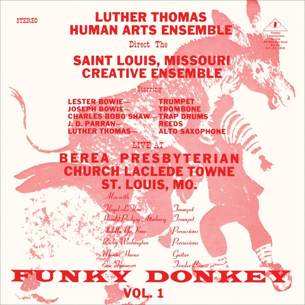 LUTHER THOMAS HUMAN ARTS ENSEMBLE Funky Donkey Vol. 1 (1973)