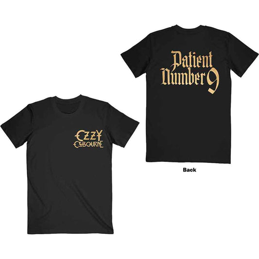 Ozzy Osbourne Patient No. 9 Gold Logo