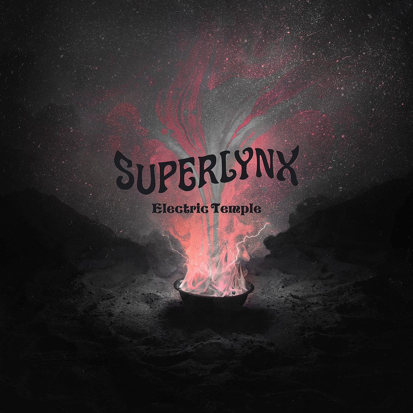 Superlynx Electric Temple (BLACK WITH WHITE SPLATTER VINYL)