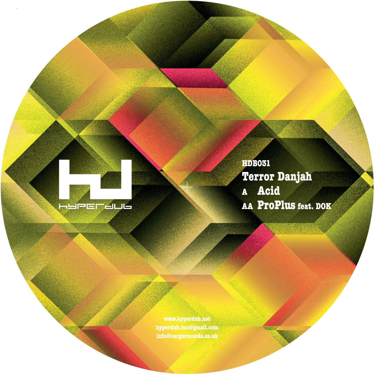 Terror Danjah ft. D.O.K Acid / Pro Plus 12"