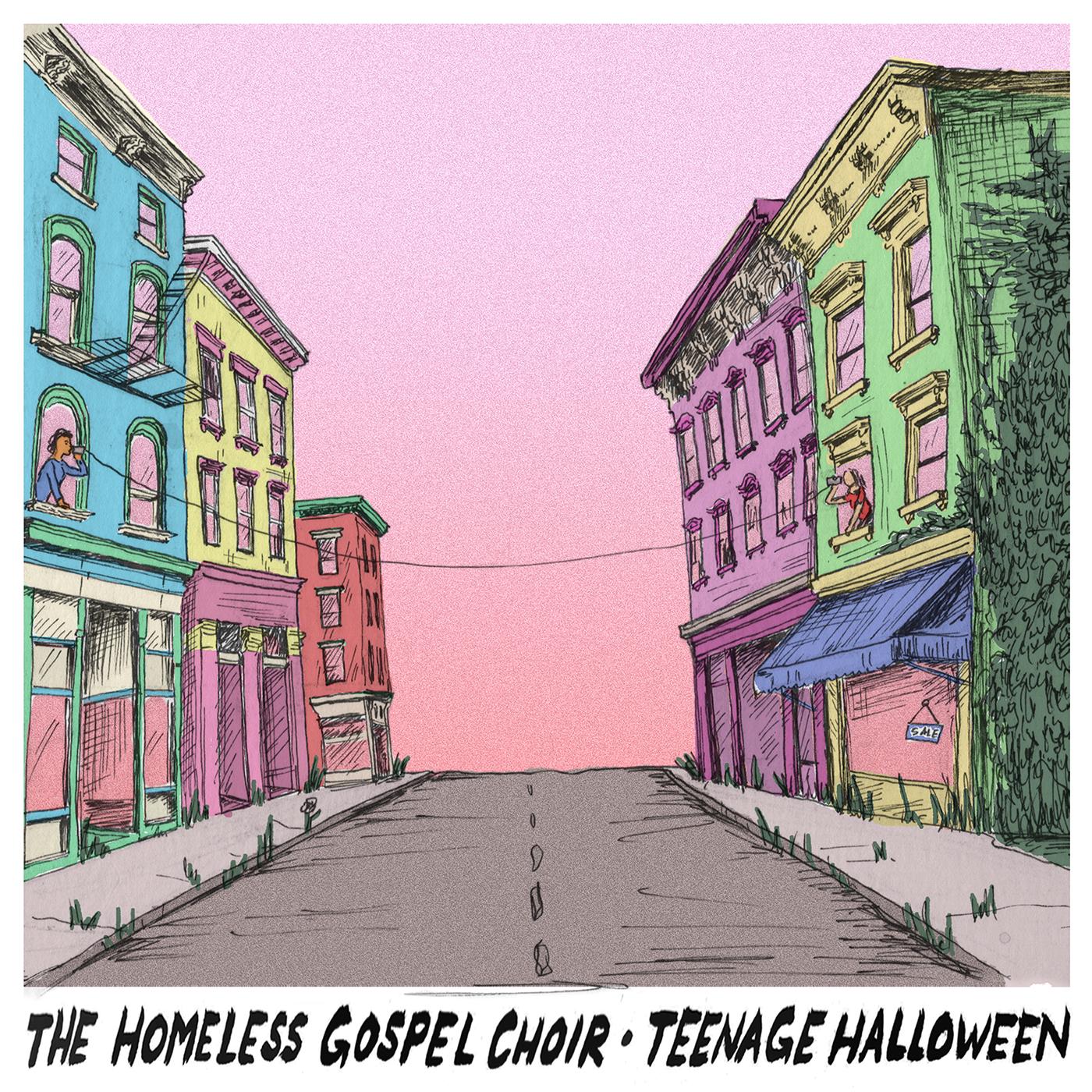 The and Teenage Halloween Homeless Gospel Choir The Homeless Gospel Choir " Teenage Halloween (OPAQUE YELLOW VINYL)