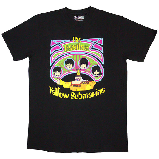 The Beatles Yellow Submarine Heads in Circles v2