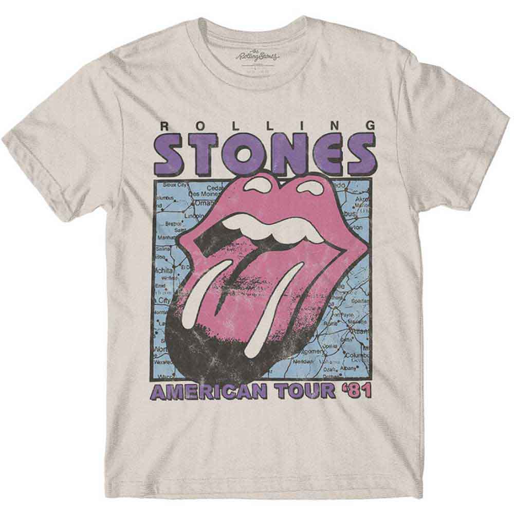 The Rolling Stones American Tour Map