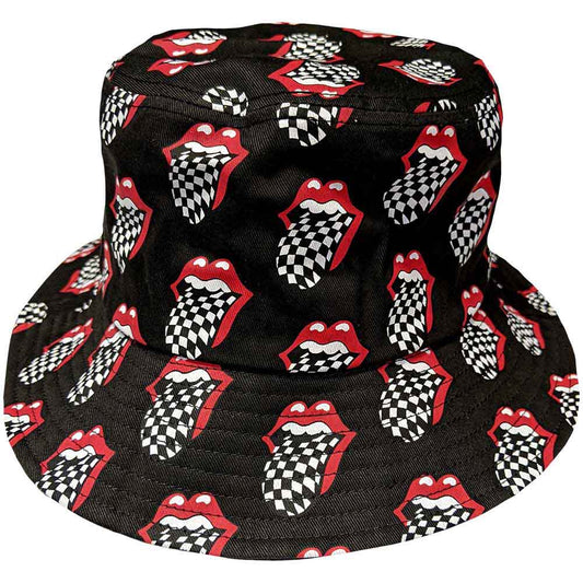 The Rolling Stones Checker Tongue Pattern